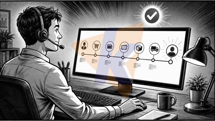 Customer support on line